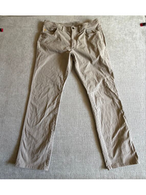 Duck head Classic Fit Pinpoint Canvas Five-Pocket pants Mens size 36/32